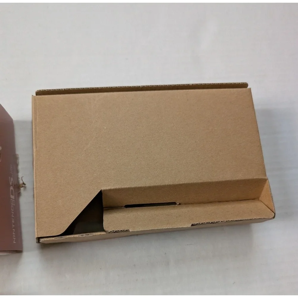 READ Nintendo DS Lite Rose Metallic Pink In Box Broken Hinge Tested Working